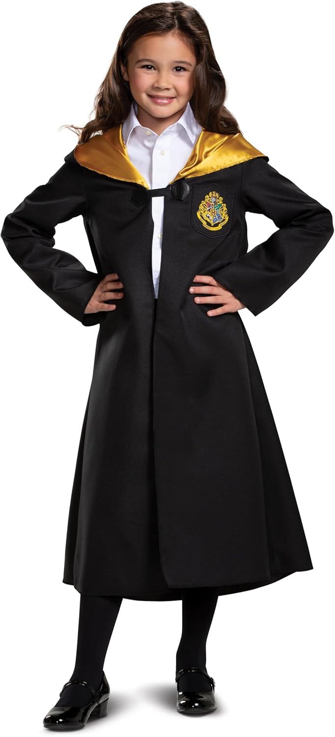 Wizards in Hogwarts Robe Harry Potter Kids Costume Halloween cannon for Boys