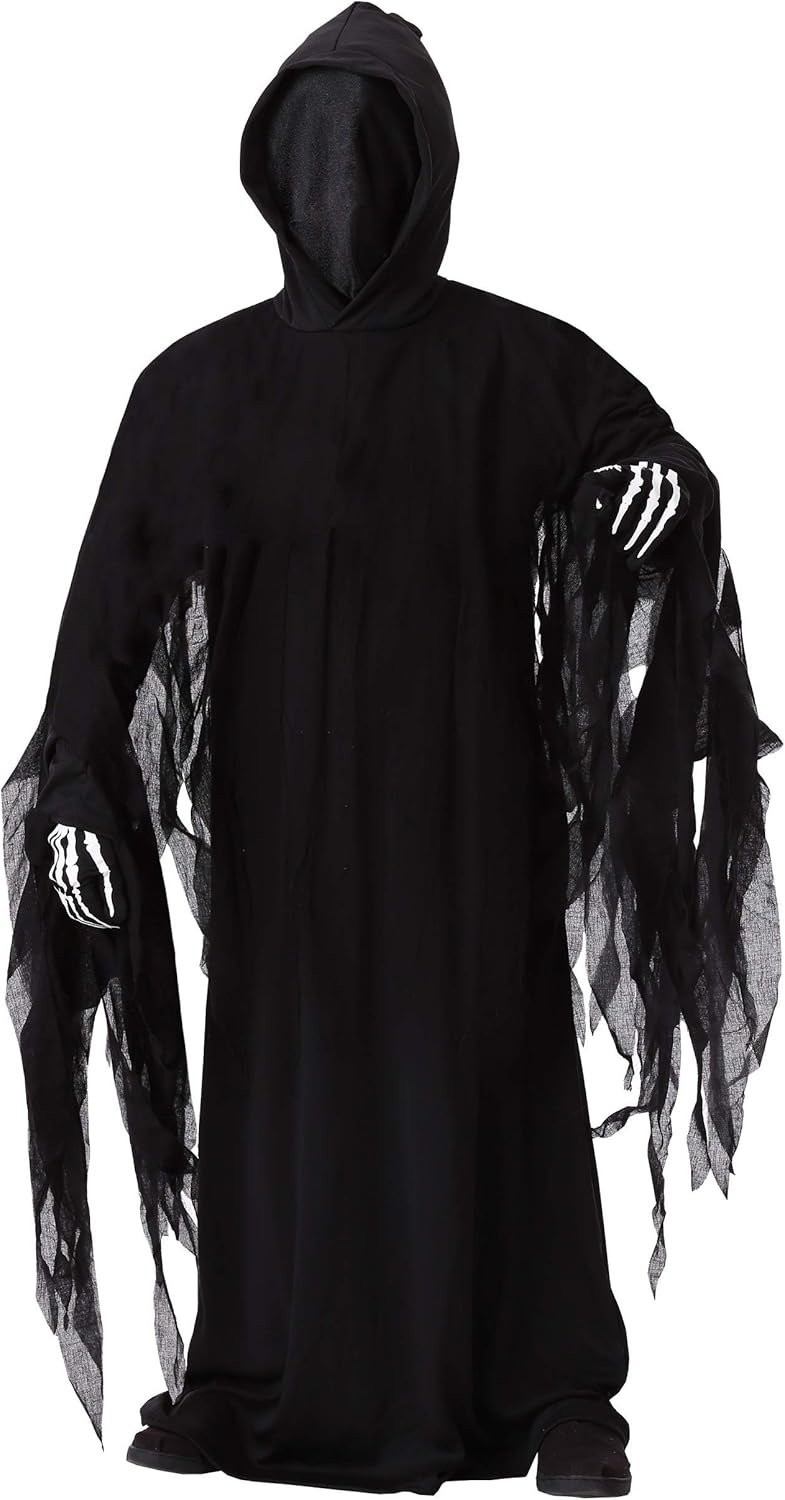 Dark Side Halloween Costume for Kids - Spooky Grim Reaper Look