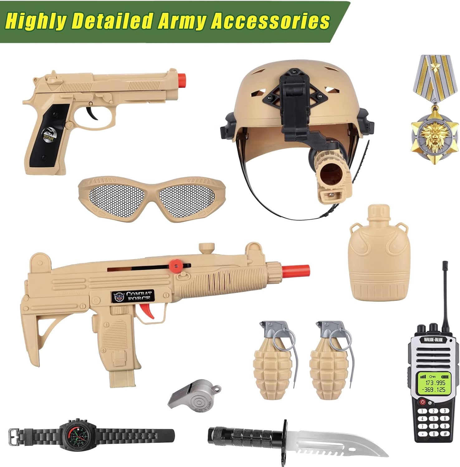 Tacoyar Kids Army costume with 3-8 years camouflage vest