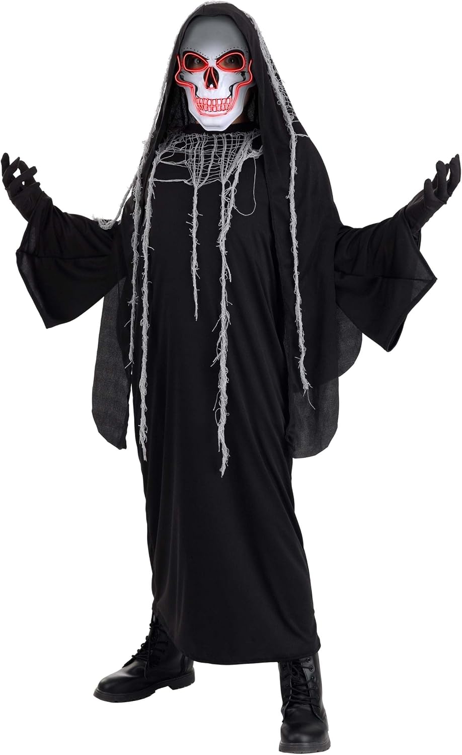Kids Glowing Grim Reaper Costume