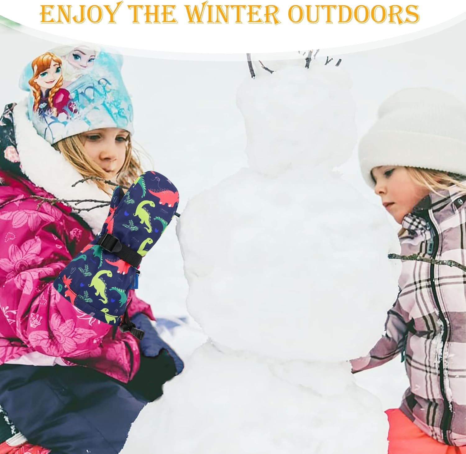 Zando Toddler Winter Ski Gloves