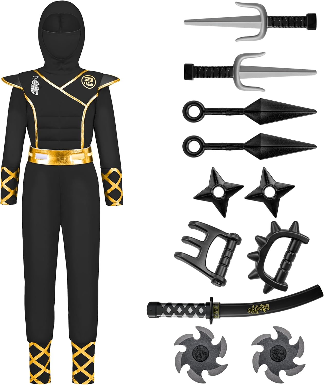 Spooktacular Halloween Ninja Costume for Boys and Girls