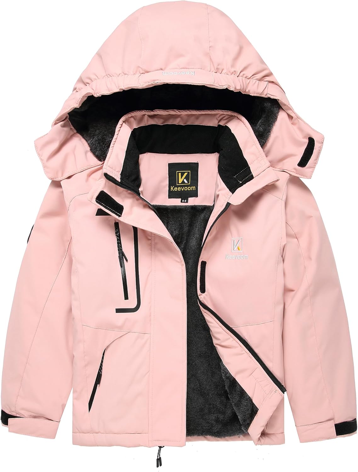 Keevoom Girls Ski Jacket Warm Windproof