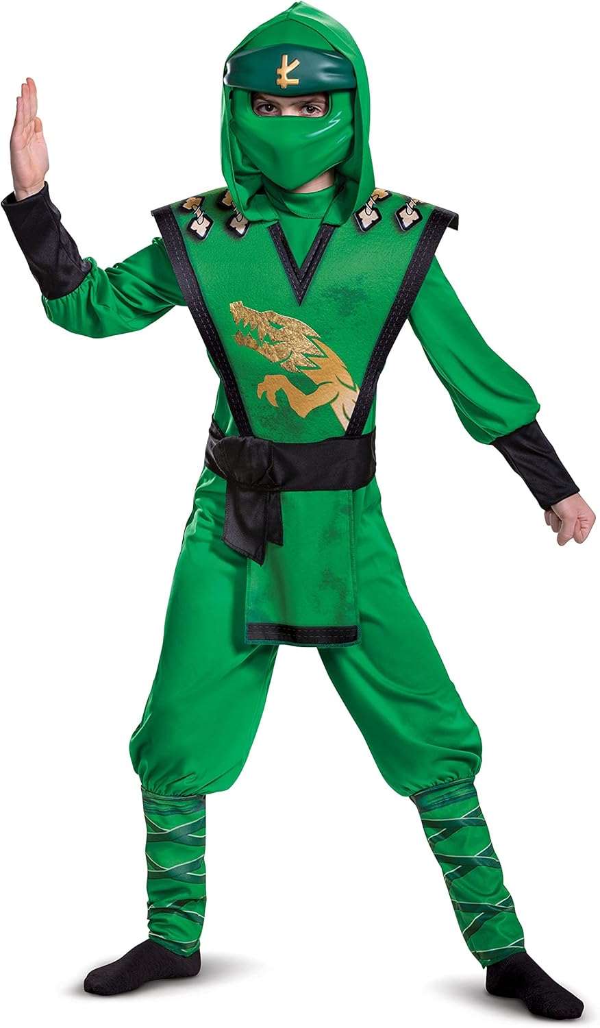 Deluxe Lloyd Costume for Kids Lego Ninjago Legacy Themed Jumpsuit