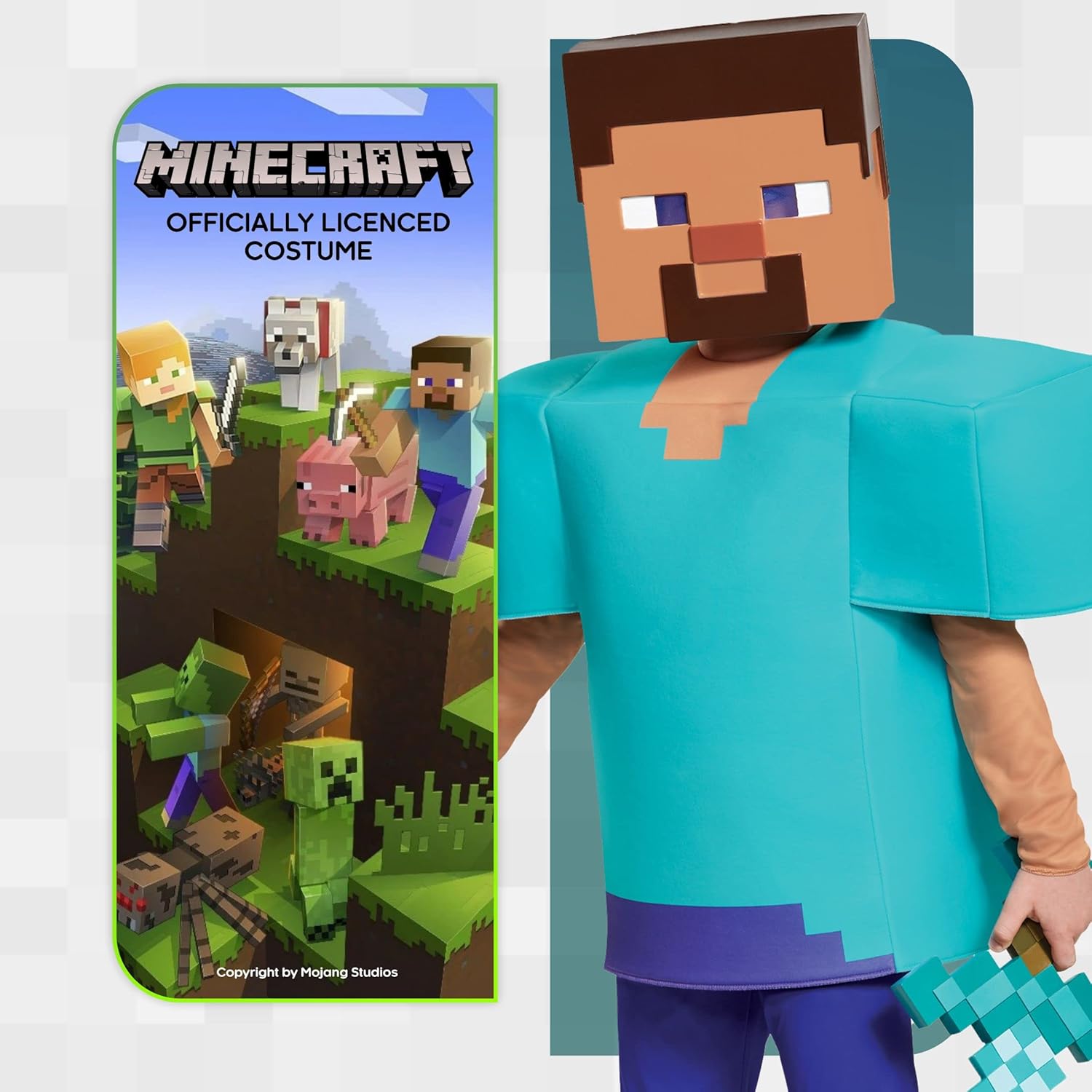 Slink into Style as Steve Disguise Minecraft costume