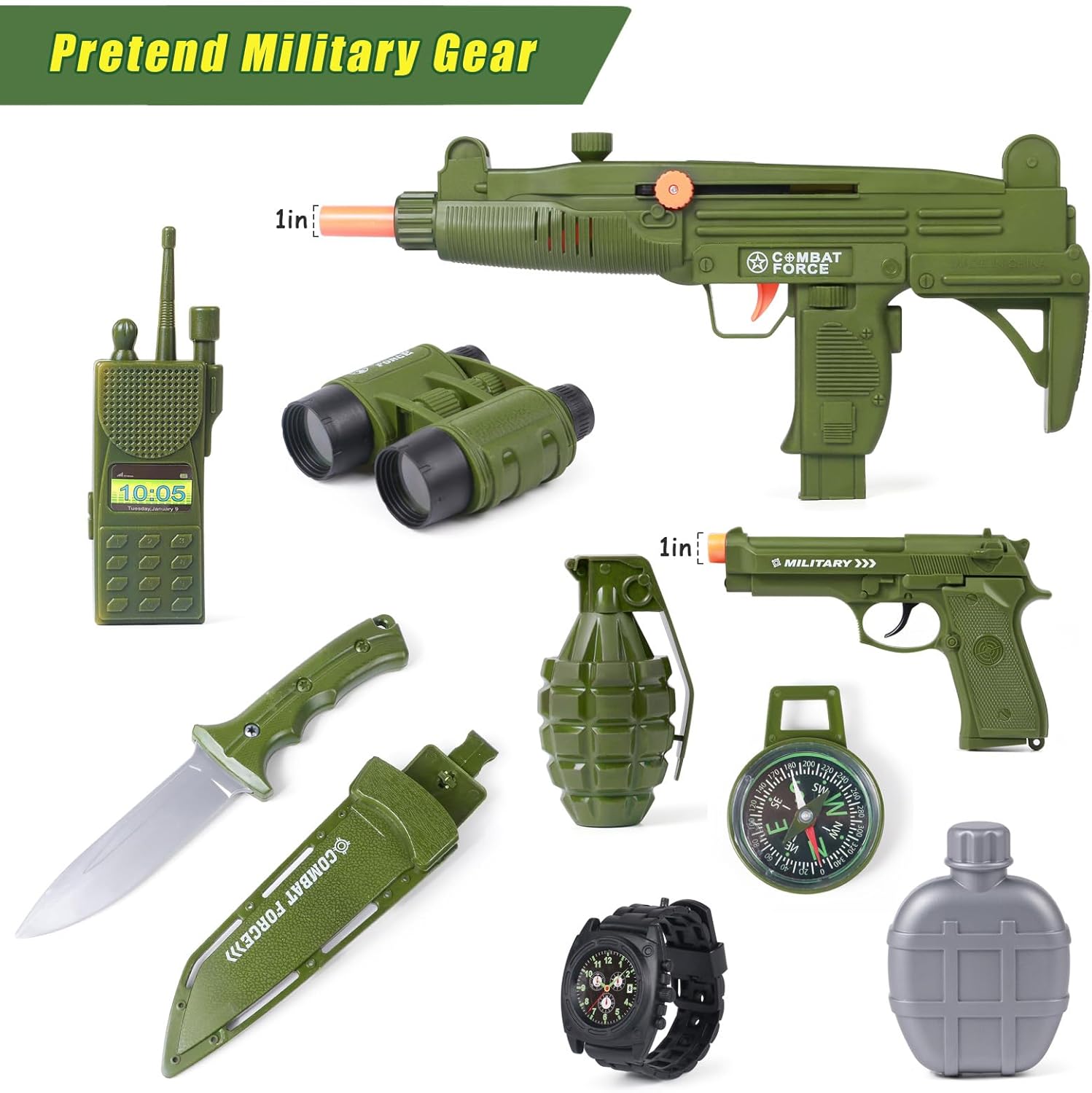 Tacobear Soldier Costume for Kids Ages 3-9