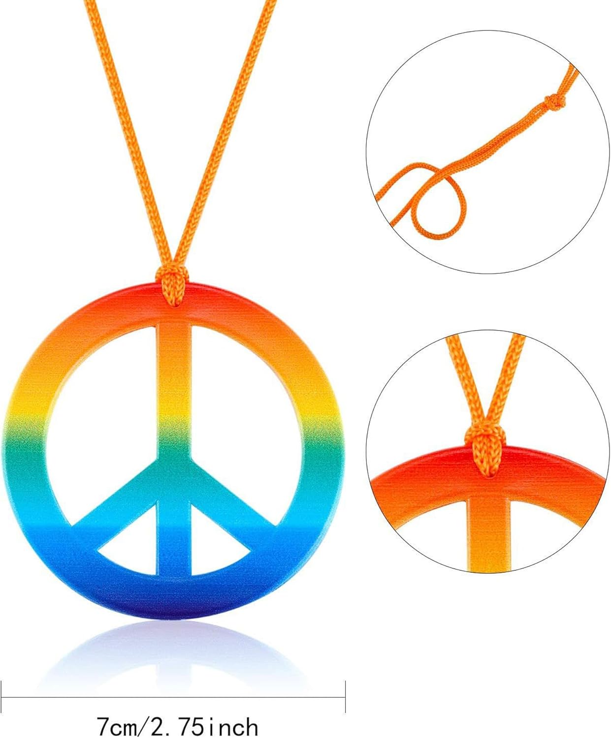 Hippie 4-Piece Costume Set for Boys