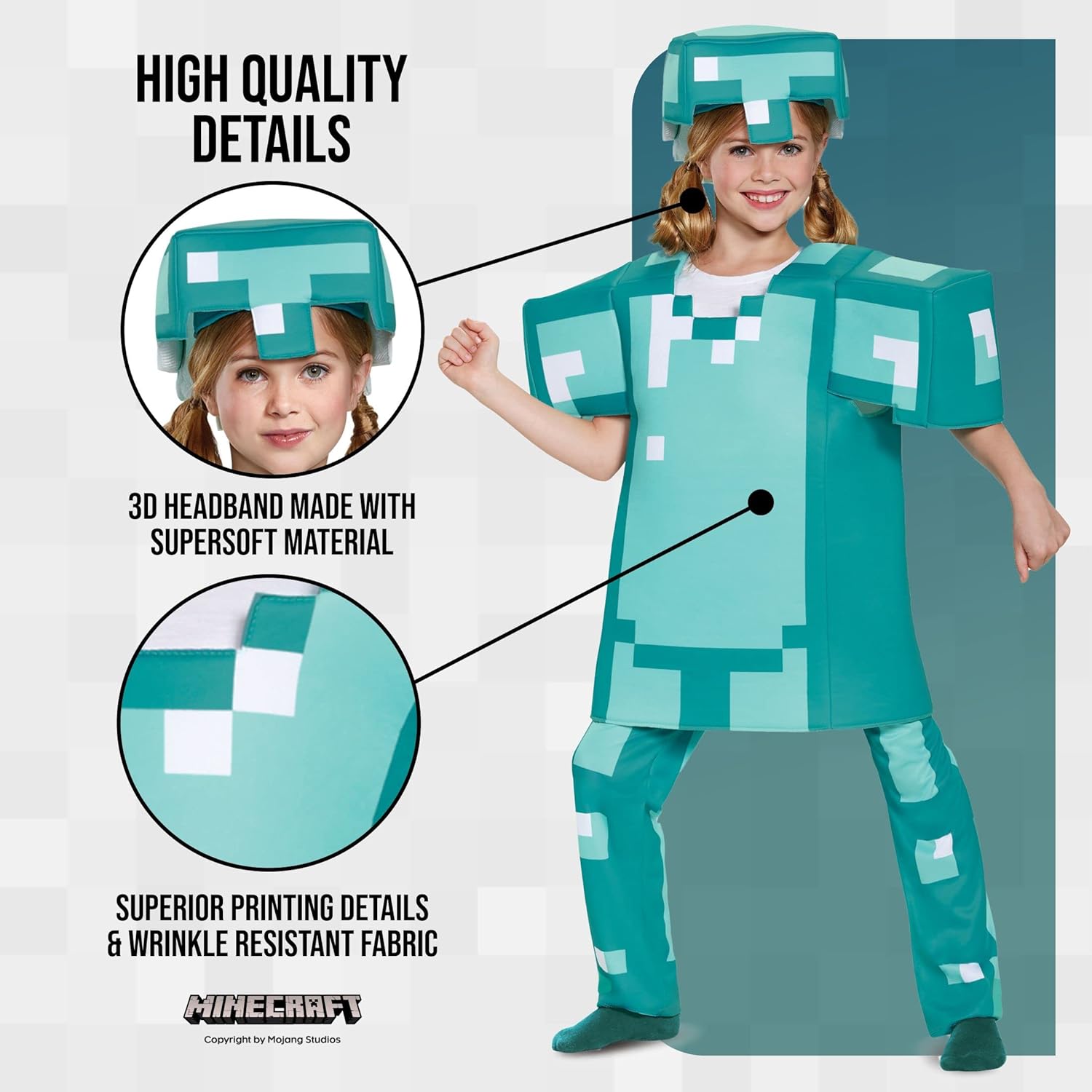Disguise Kids Minecraft Armor Halloween Costume