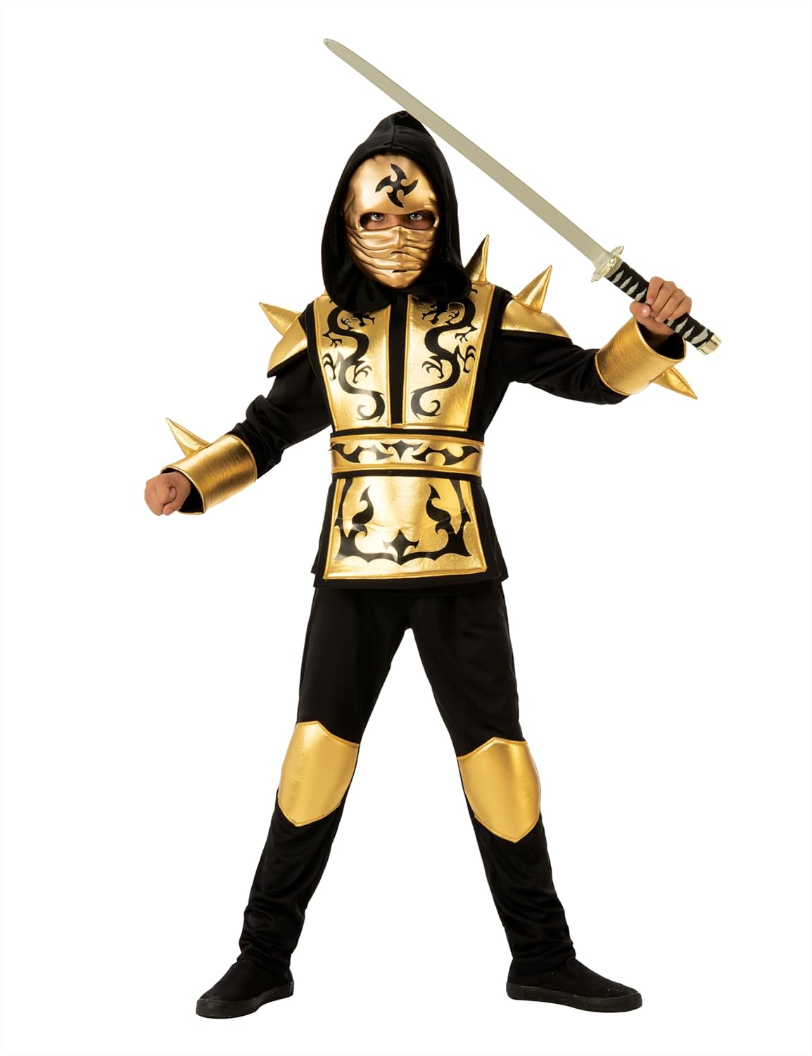 Gold Ninja Costume for Boys