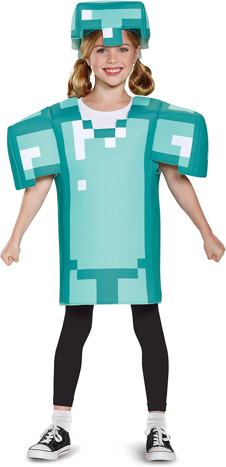 Armor Classic Minecraft Costume Blue Medium 7-8