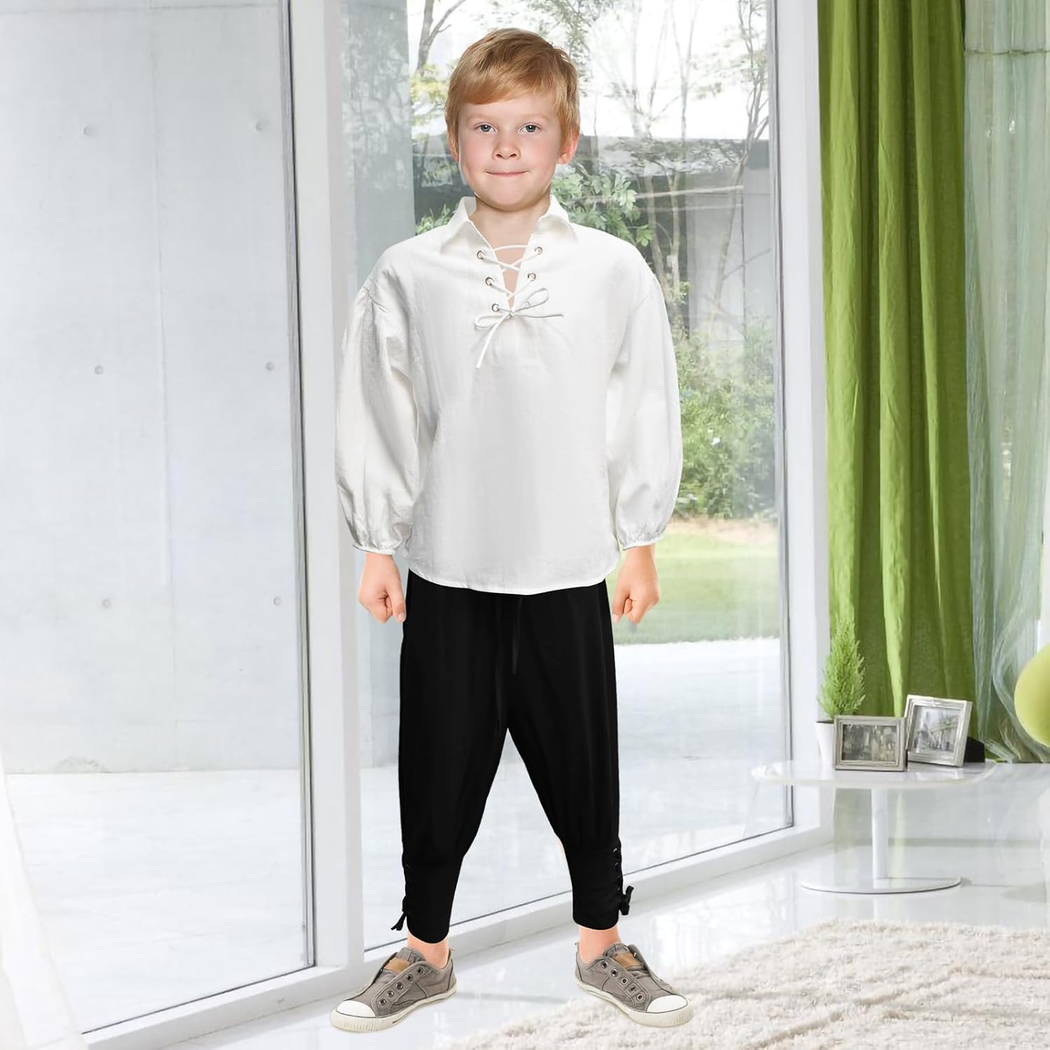 Boys Medieval Pirate Kids Halloween Costume Set