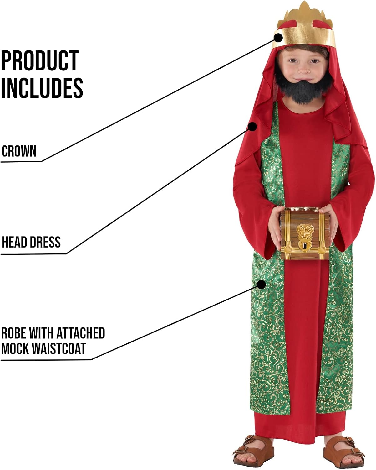 Morph 3 Wise Men Costume for Kids