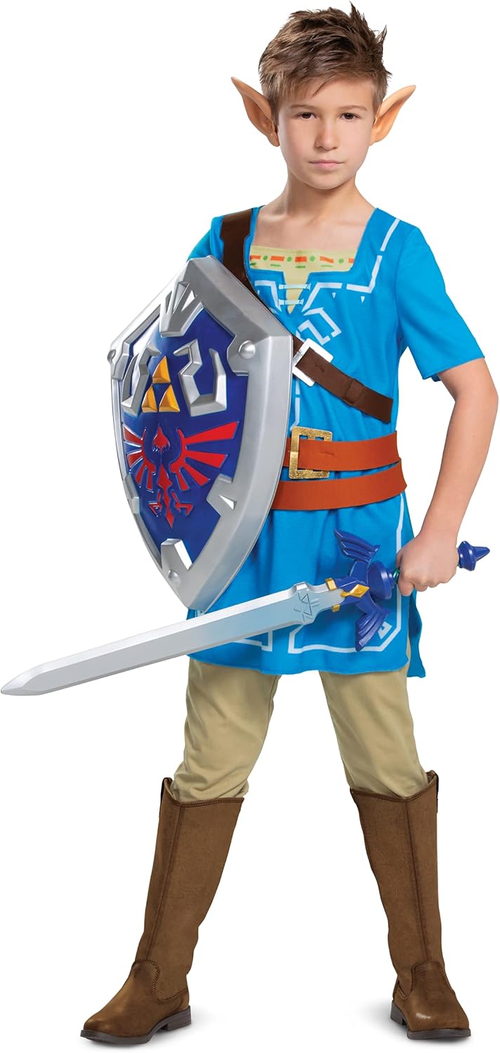 Zelda Link Costume for Kids Heroic Outfit for Halloween