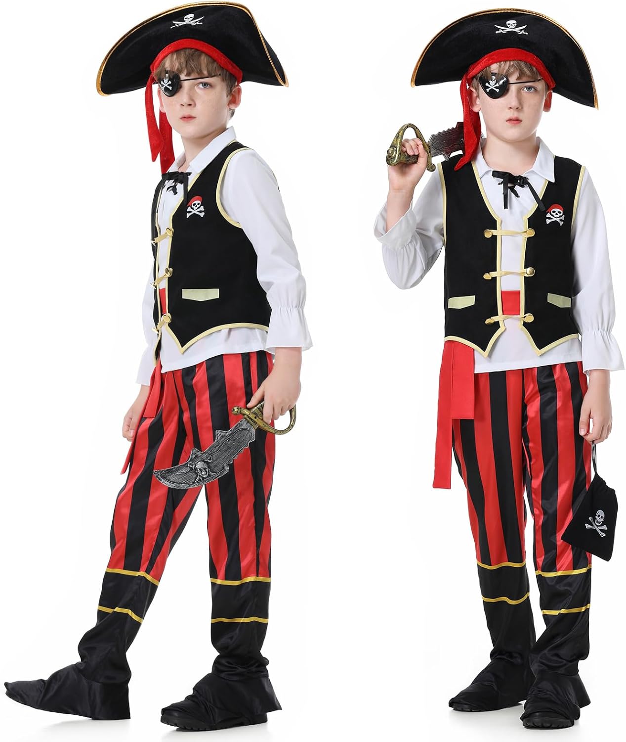 YuDanae Pirate Kids Costume Set