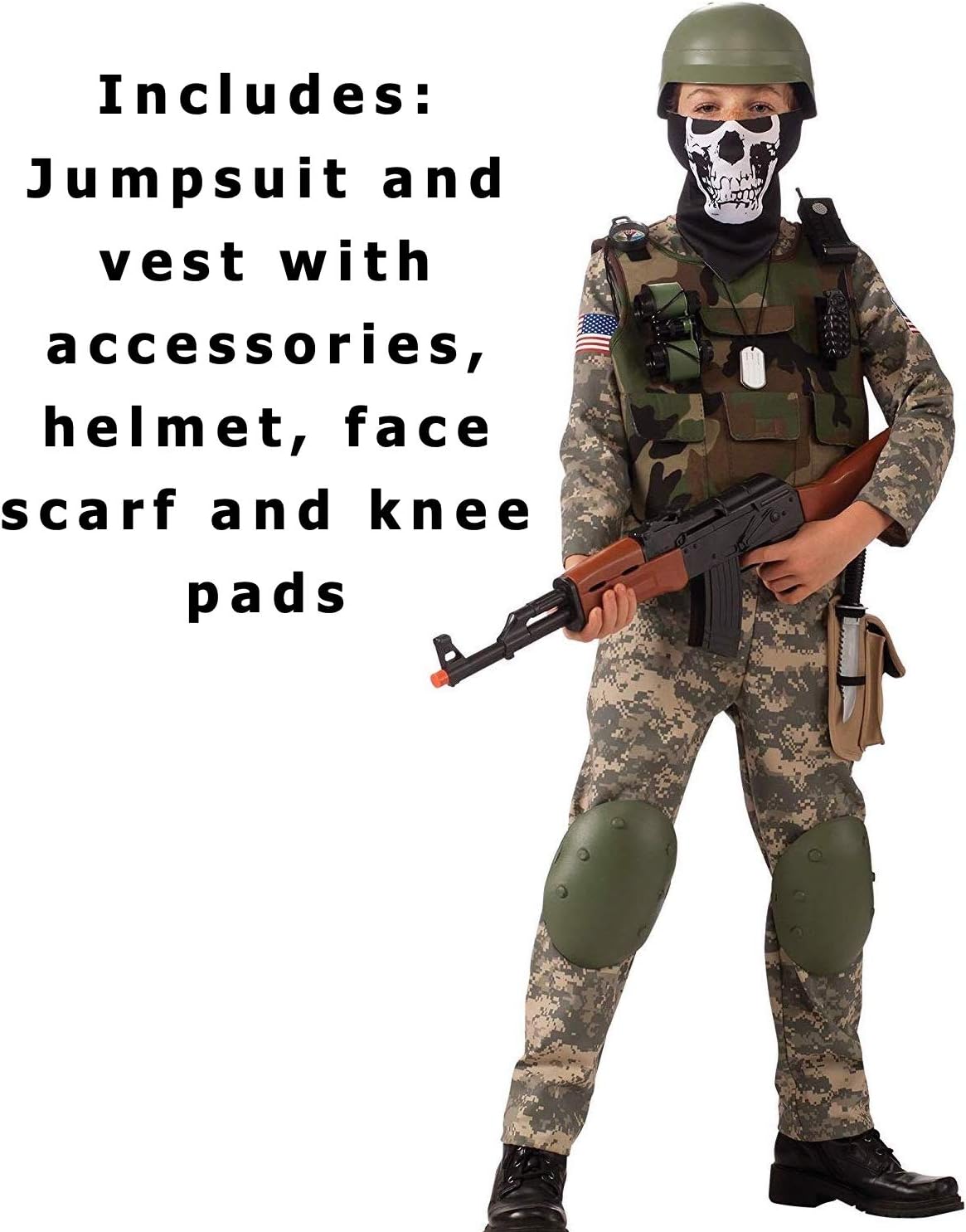 Rubies Childs Camo Trooper Costume