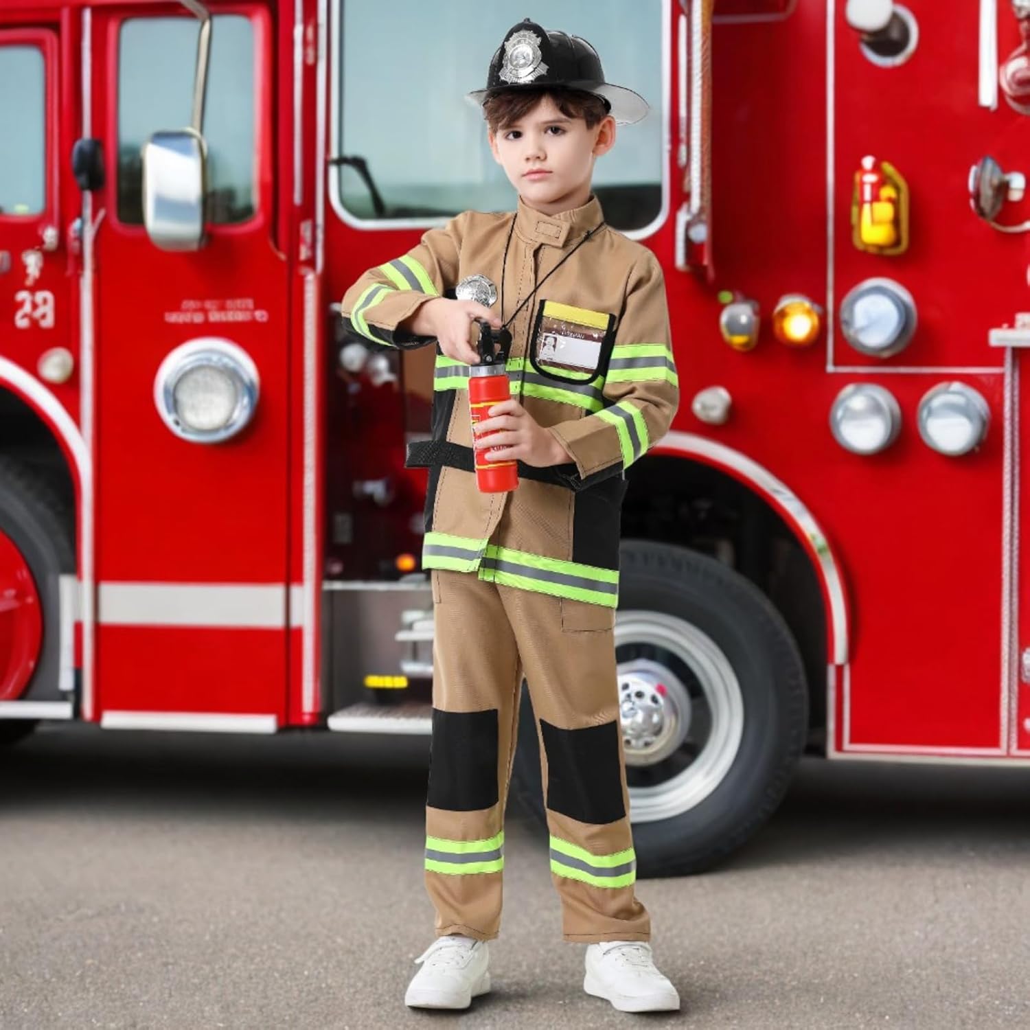 Fire Hero Kids Costume Toy Set for Halloween and Year-Round Play