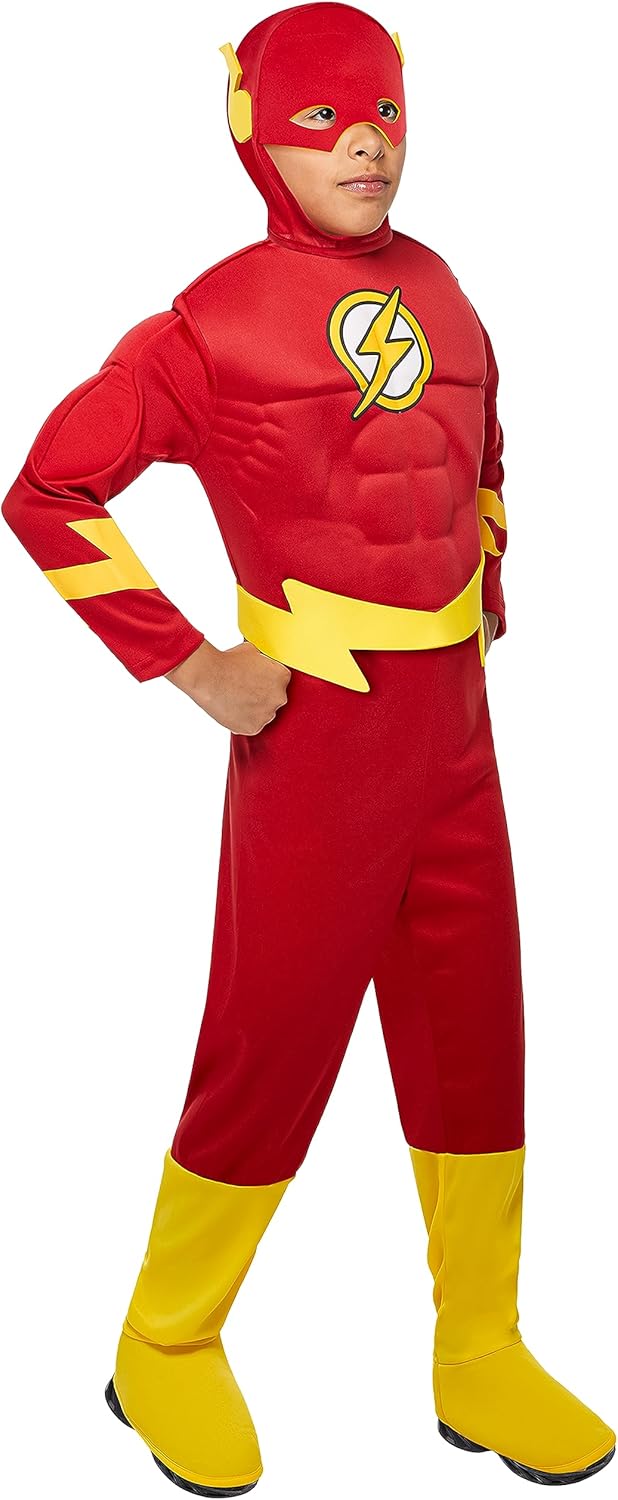 Rubies DC Comics The Flash Muscle Chest Costume for Boys