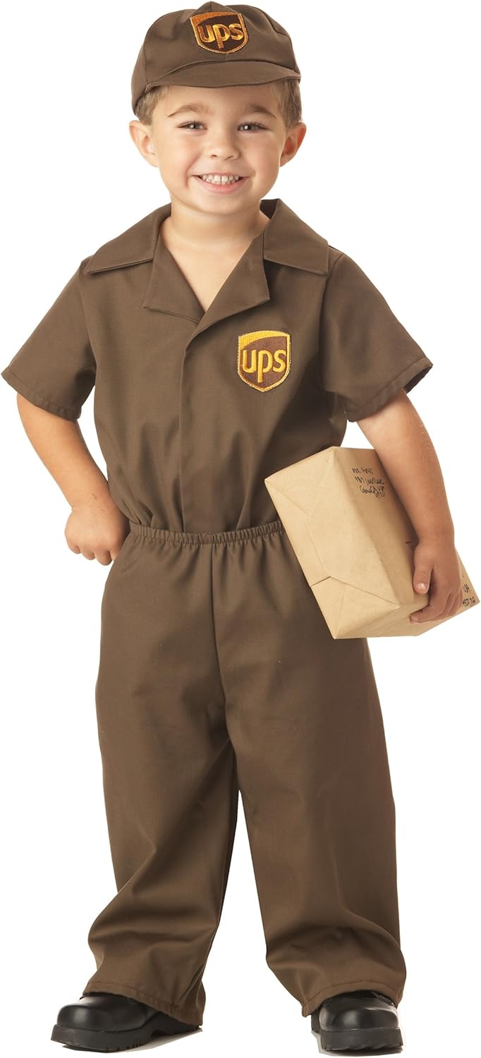 Little Boys UPS Guys in Action 4-6