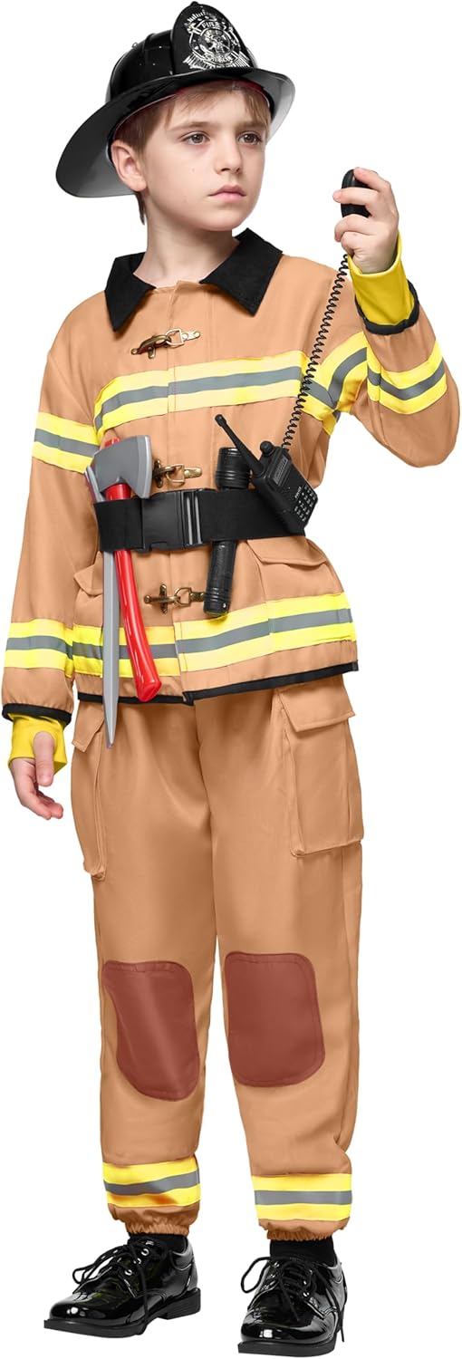 Spooktacular Creations Halloween Boys Fireman Costume Set