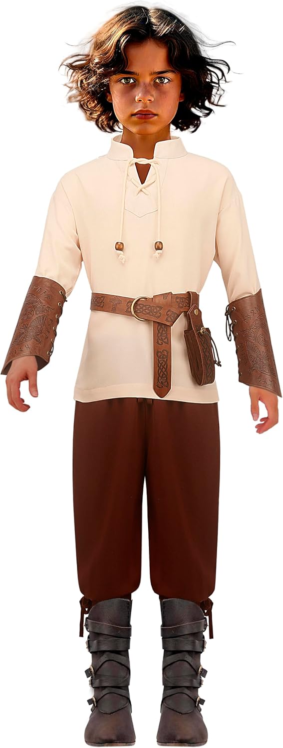 Medieval Viking Belt Pouch Set for Kids 4-12Ymsg-001