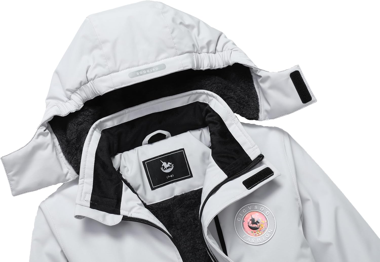 Girls Ski Jacket Winter Warm Windproof Coat for Kids Snowboarding