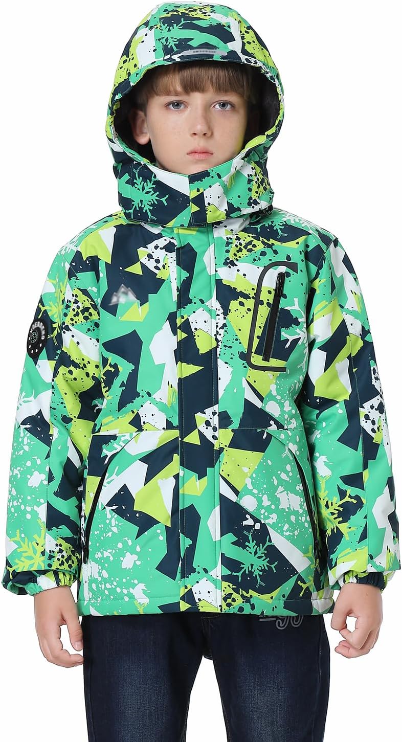 Boys Girls Waterproof Ski Jacket