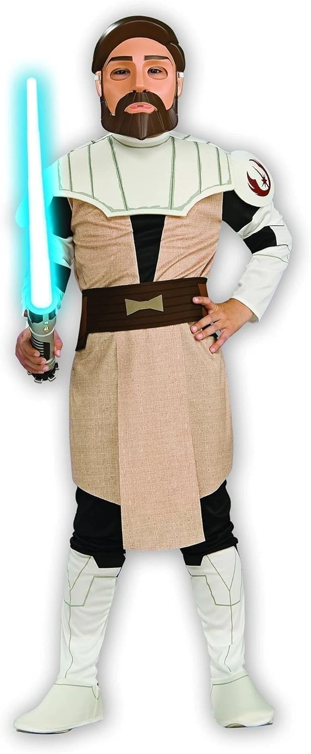 Action Star Wars Clone Wars Obi-Wan Kenobi Costume Small