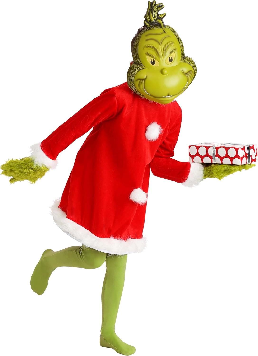 Kids Deluxe The Grinth Santa Costume with Mask