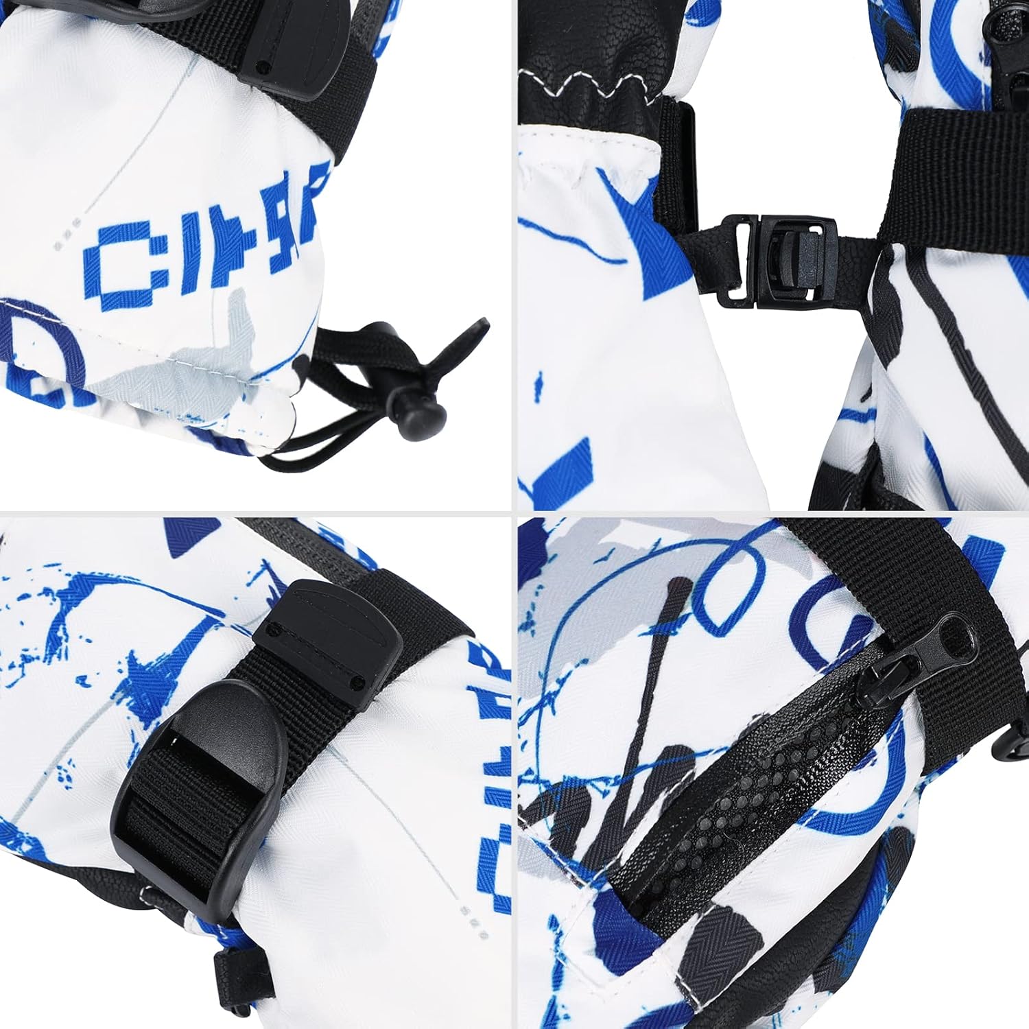 American Trends Waterproof Winter Gloves with Fleece Lining