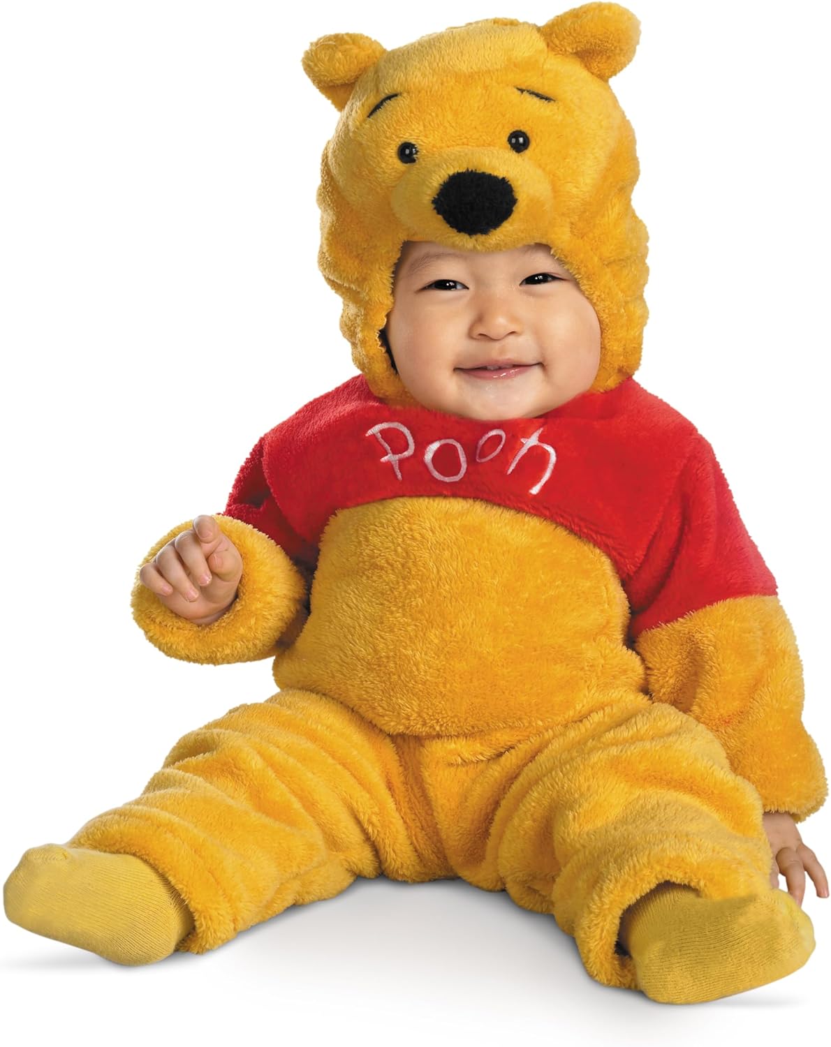 Winnie The Pooh Deluxe 2-Sided Plush Jumpsuit Costume Toddler