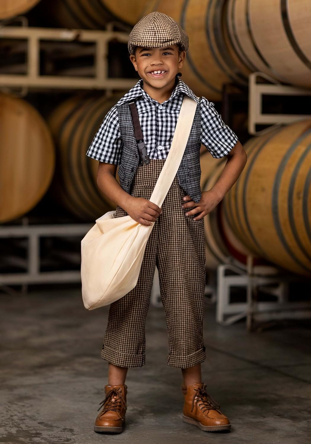 Kids 20s Newsie Costume Adventure in Time Fun and Stylish for Days