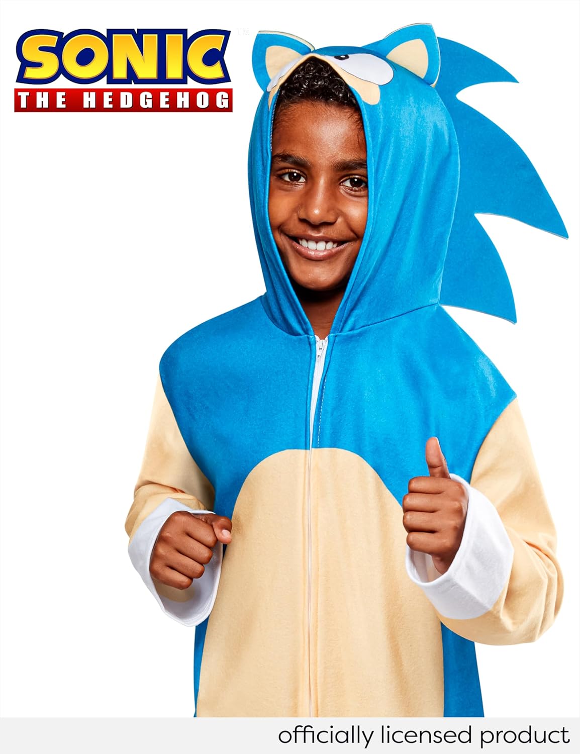 Rubies Boys Sonic Jumpsuit Costume for Halloween and Themed Parties