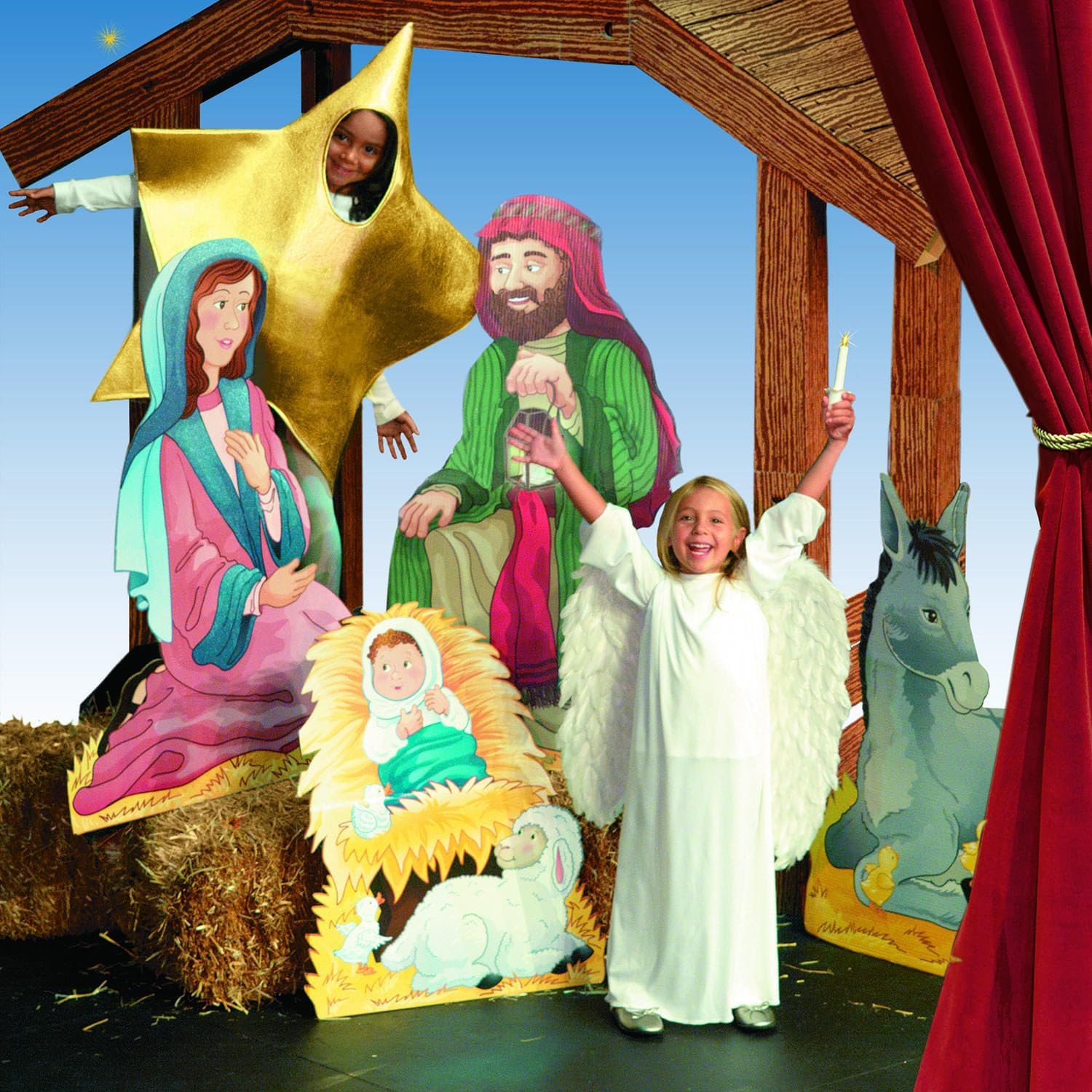 Fun Express Gold Start Shaped Costume One Size Fits Most