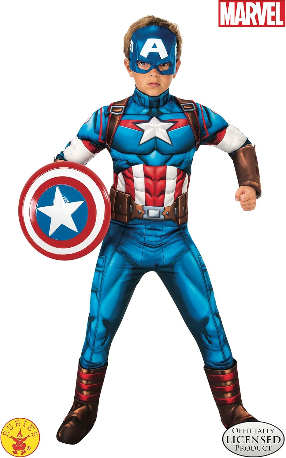 Rubies Boys Marvel Avengers Captain America Costume