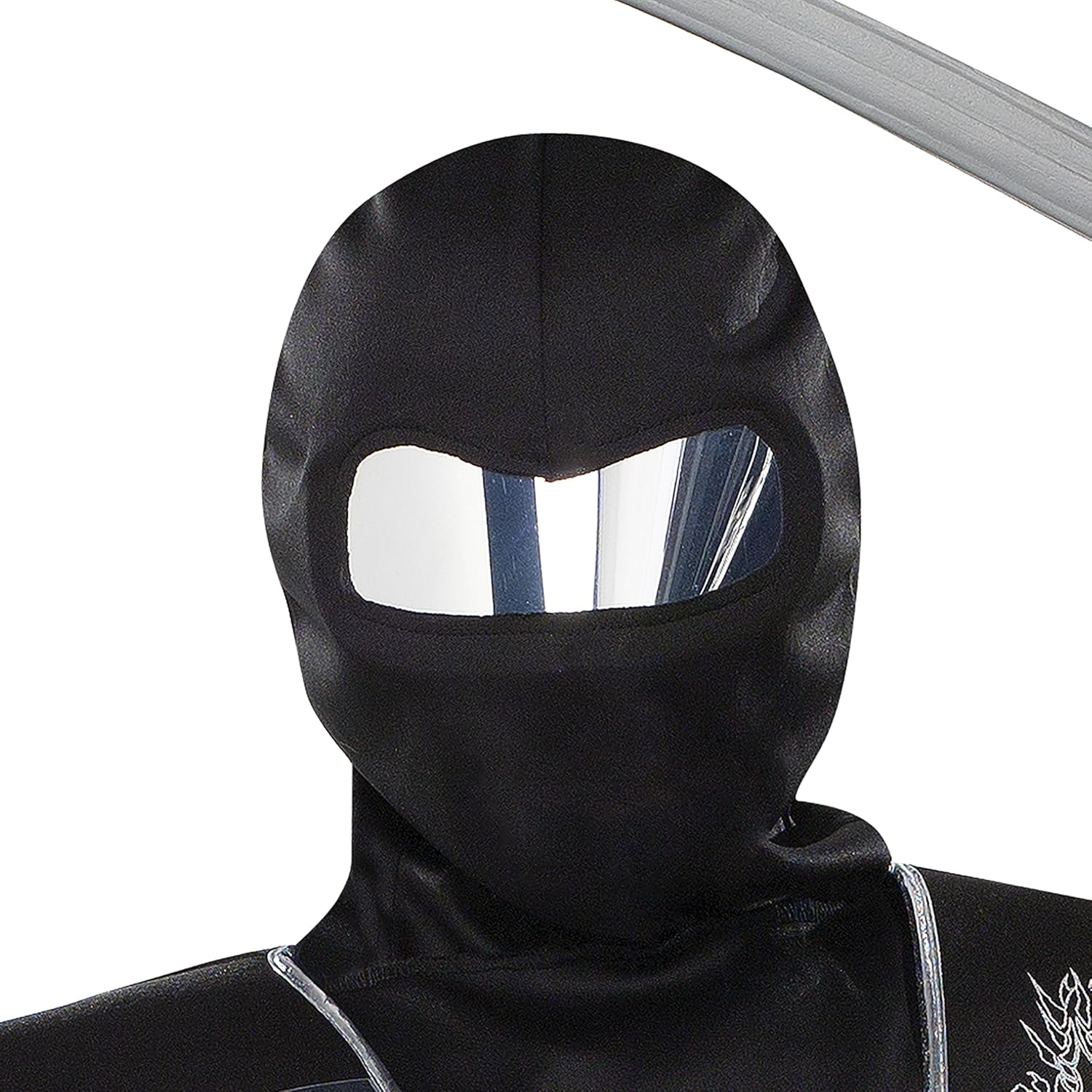 Fun World Boys Mirror Ninja Silver Costume