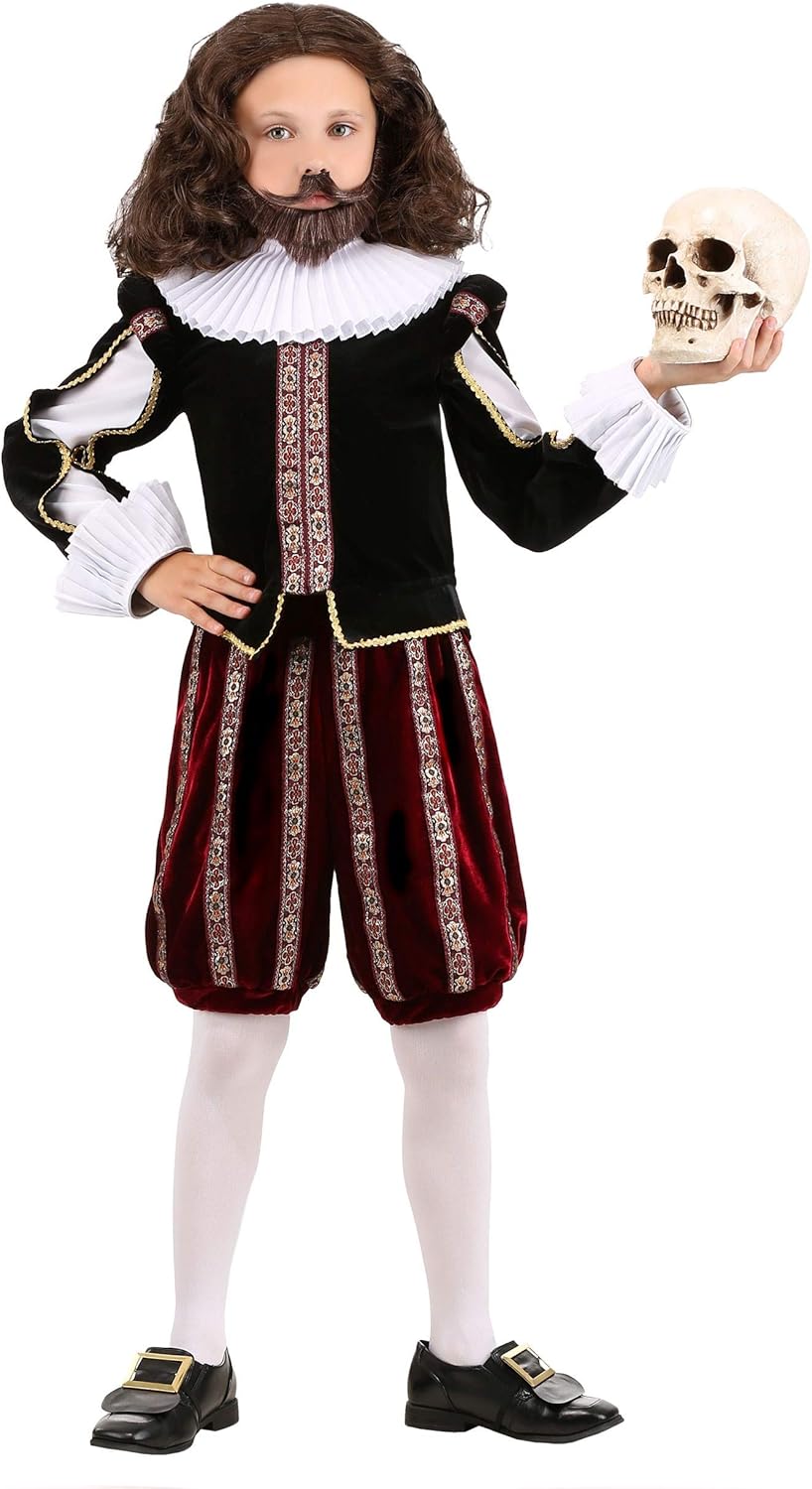 William Shakespeare Halloween Costume for Boys