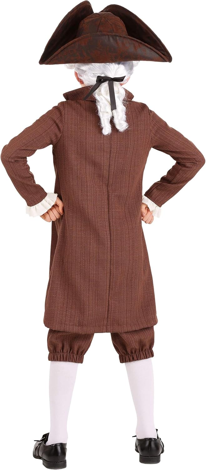 Historical John Adams Costume for Kids 100 Polyester Set