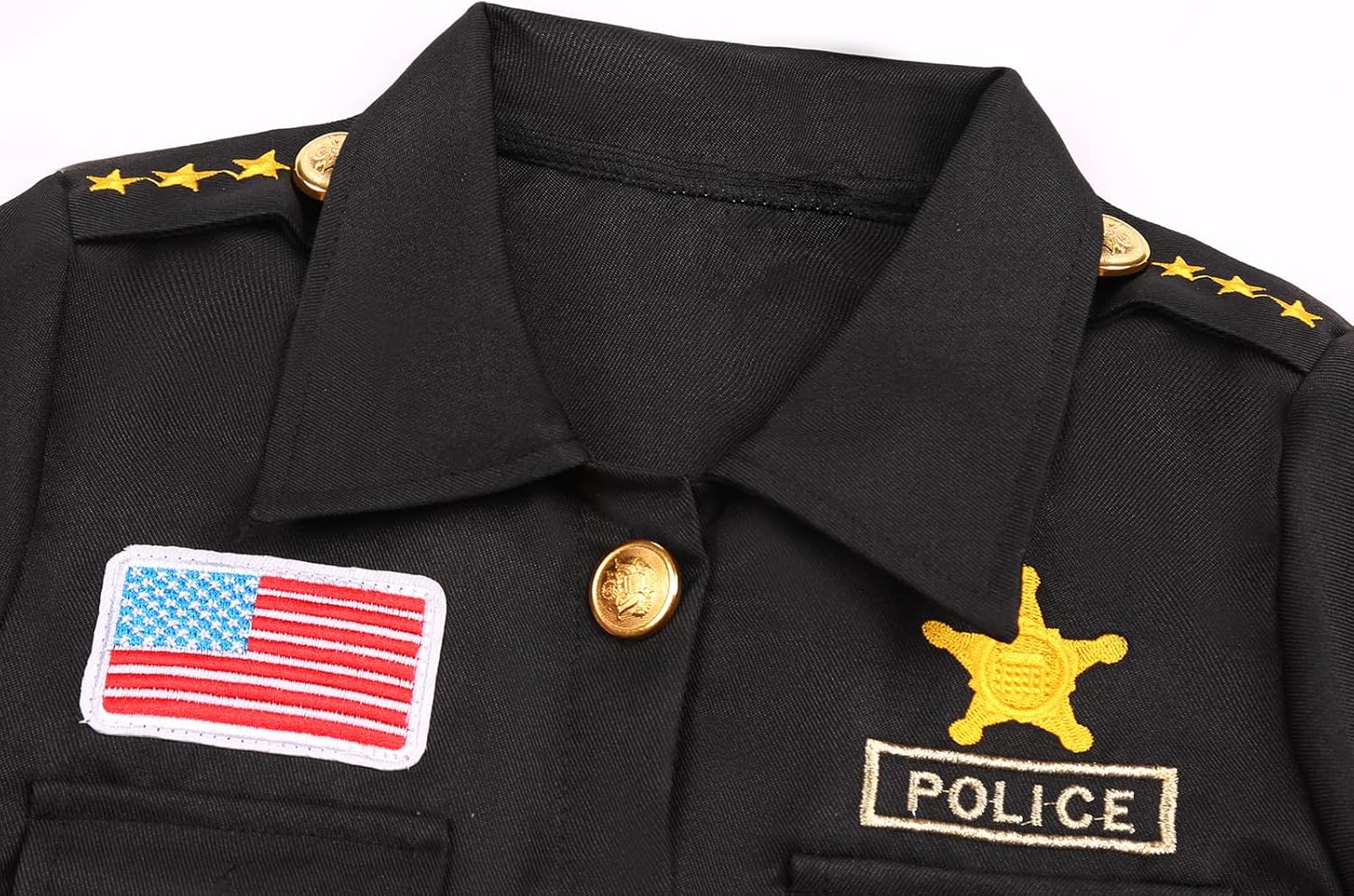 Frekuyrt Kids Police Costume Set for Boys Girls Halloween Costume