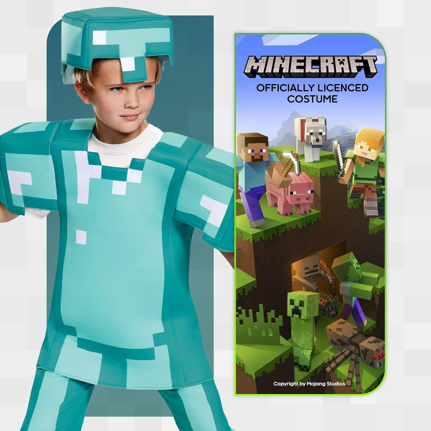 Disguise Kids Minecraft Armor Halloween Costume