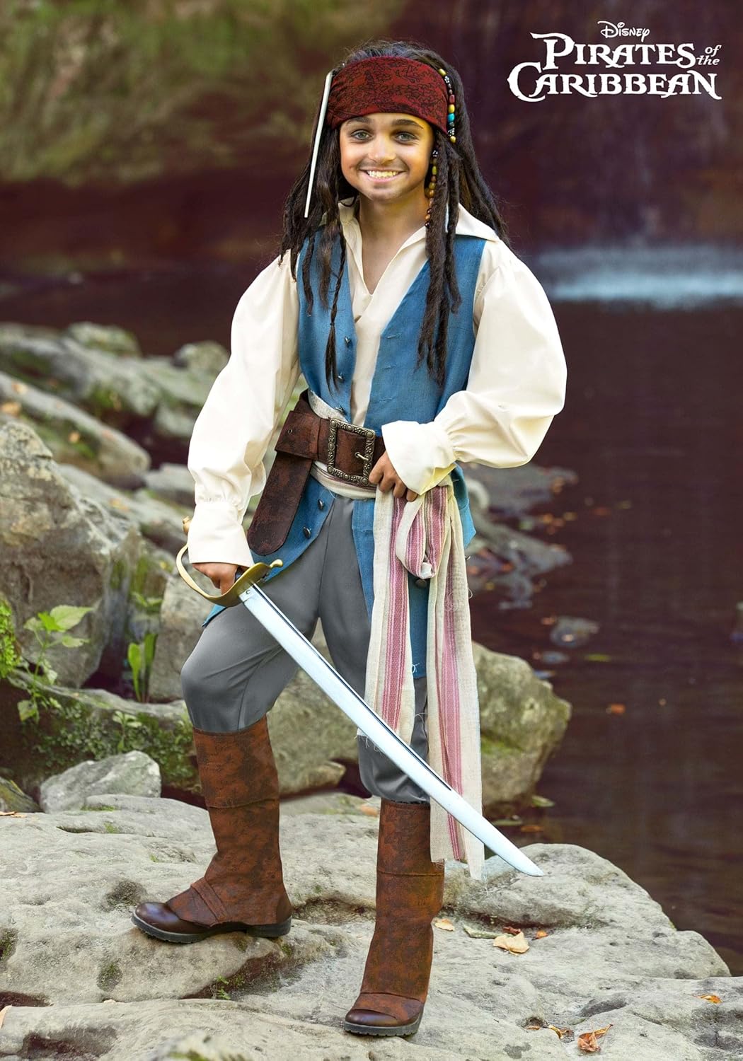 Pirates of the Caribbean Kids Captain Jack Sparrow Costume Fun Exciting and Authentic