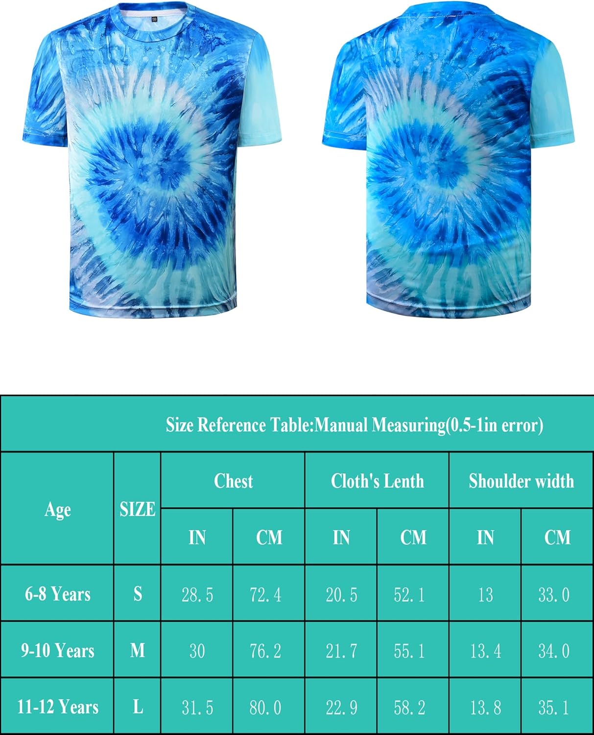 Boys 60s and 70s Hippie costume access - t-shirt set for party