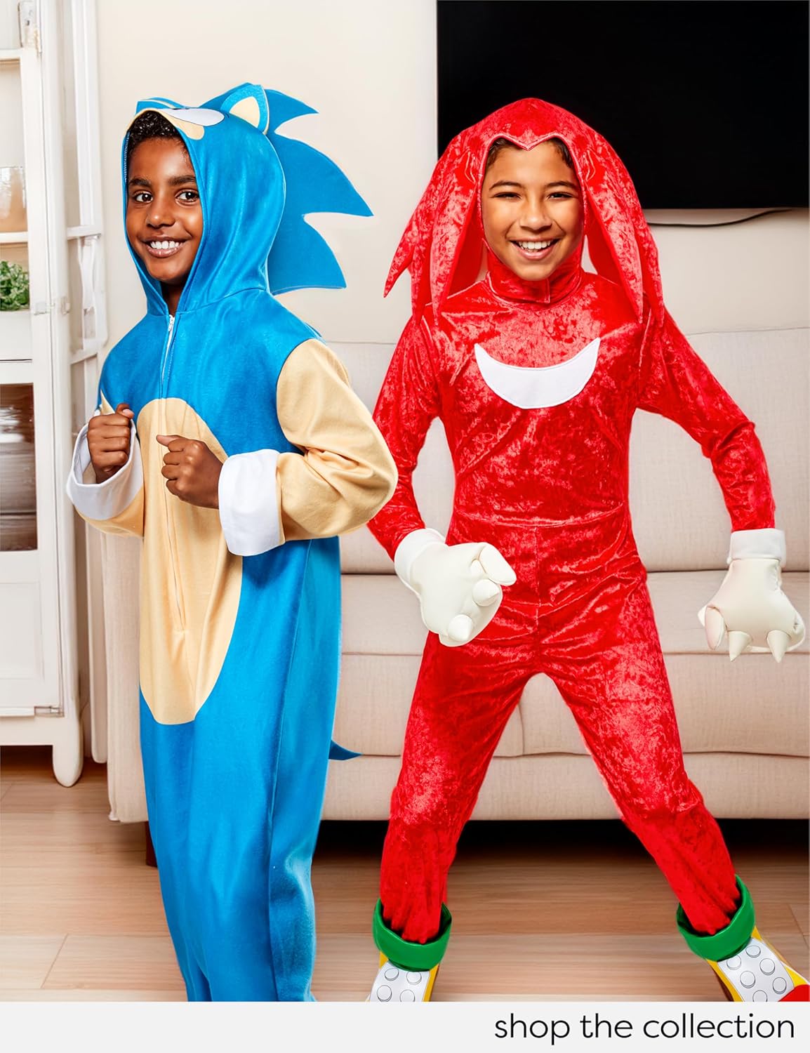 Rubies Boys Sonic Jumpsuit Costume for Halloween and Themed Parties