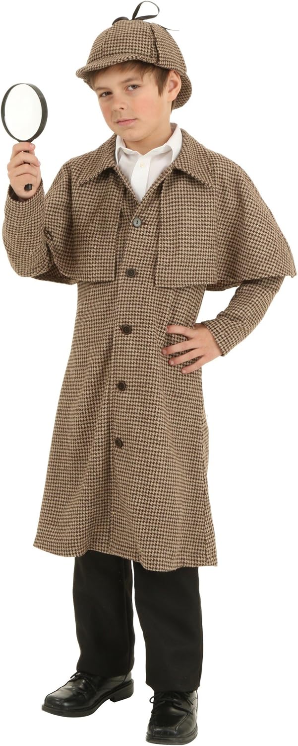 Fun Costumes Kids Detective Costume Houndstooth Sleuth