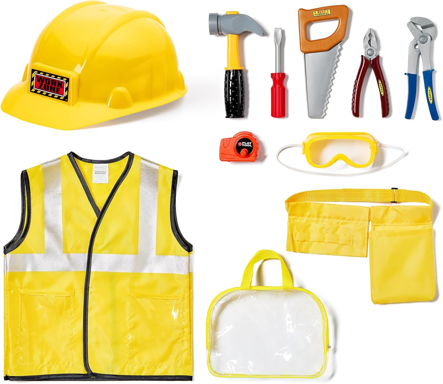 Construction Worker Kids Costume