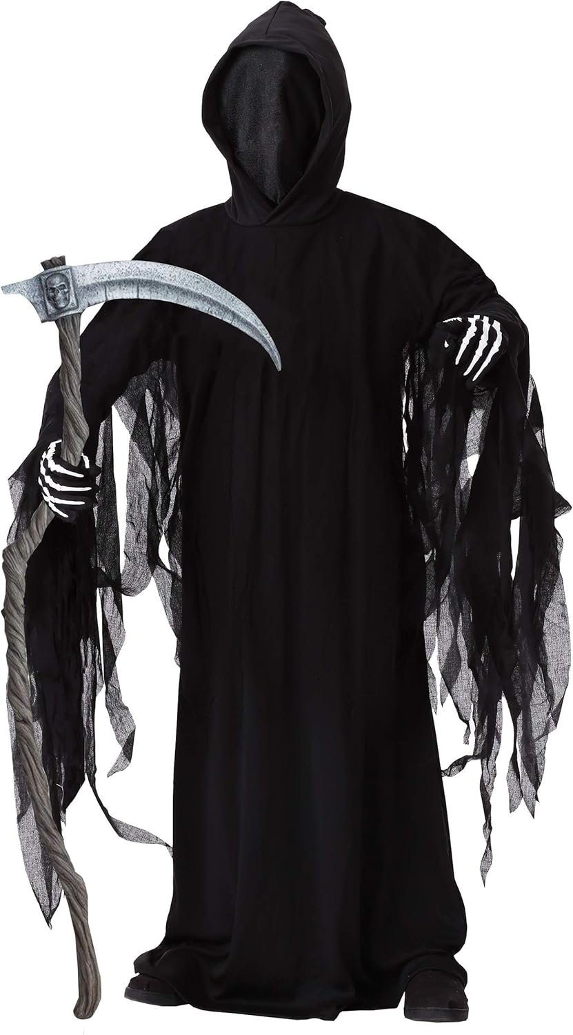 Dark Side Halloween Costume for Kids - Spooky Grim Reaper Look