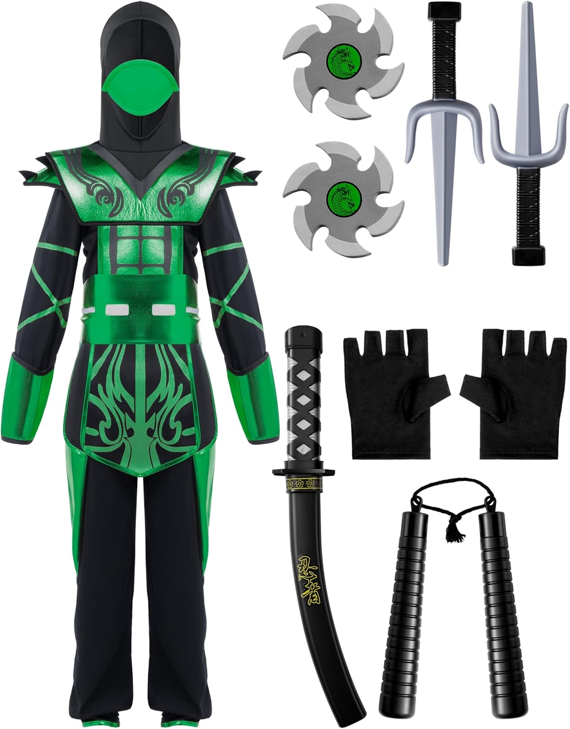 Spooktacular Red Ninja Party Costume for Kids