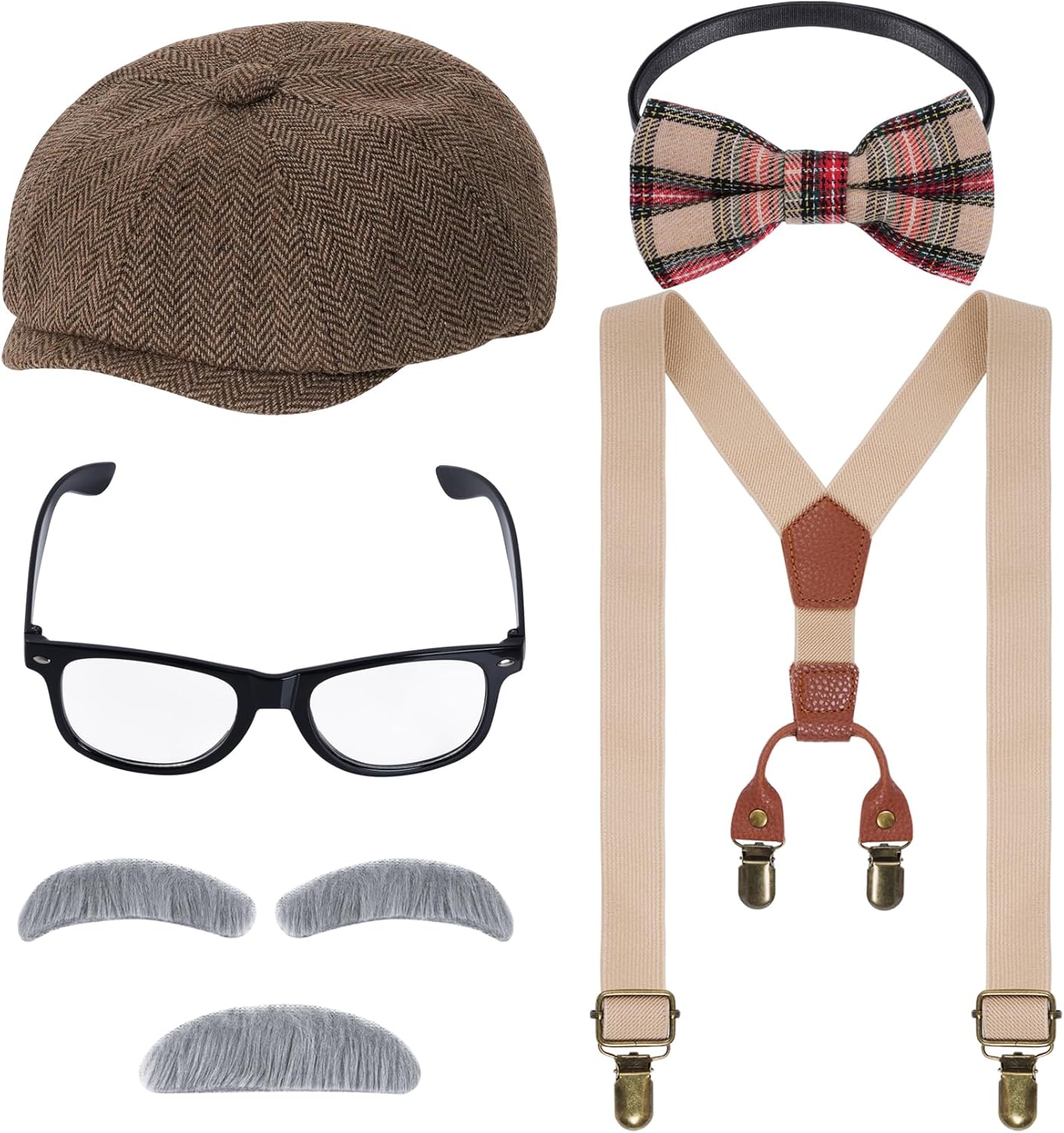 1920s Old Man Costume for Kids