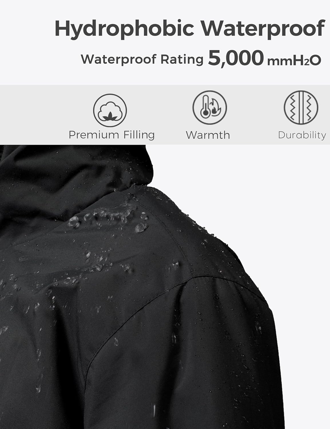 Wantdo Girls Snow Jacket