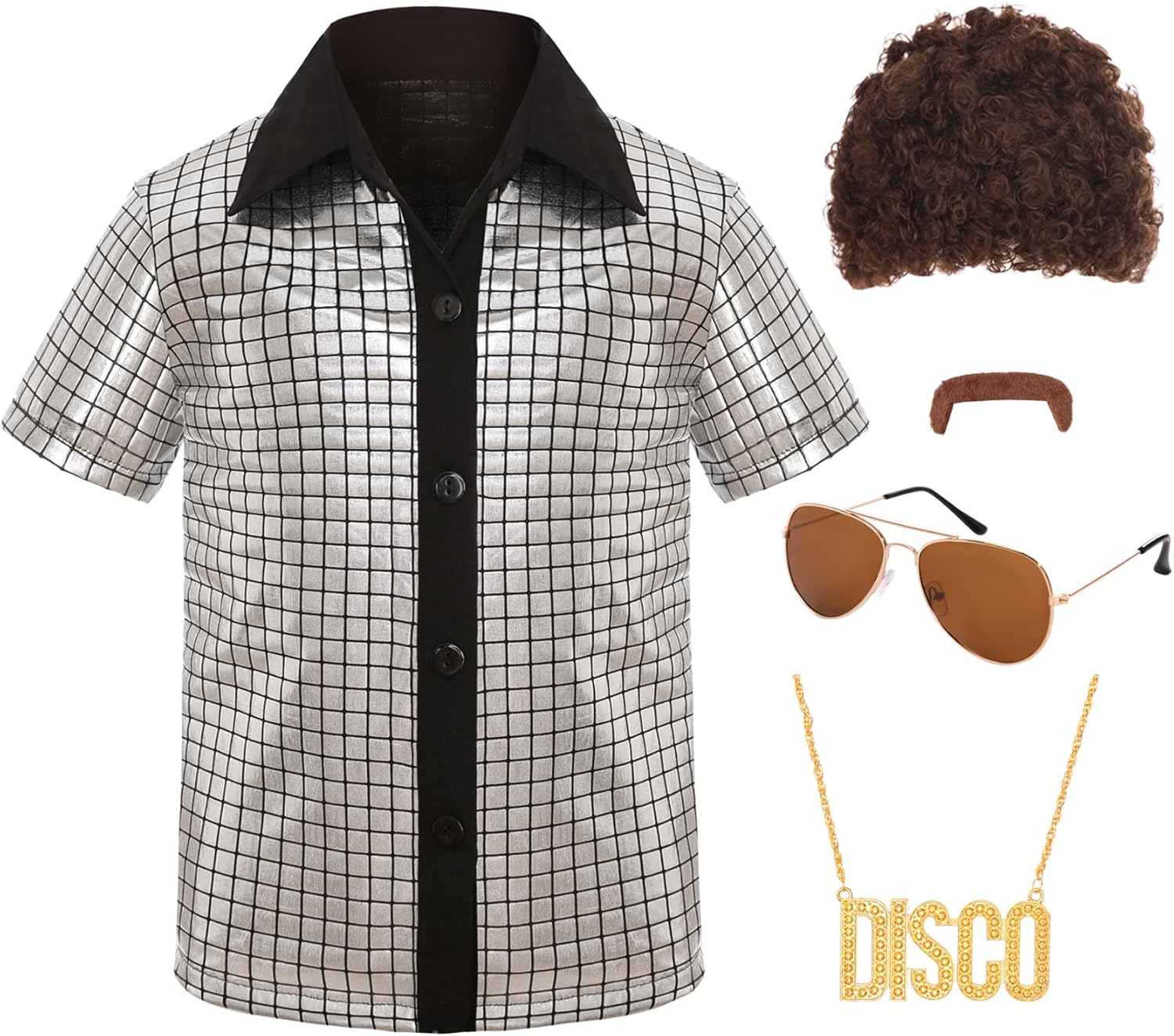 70s Disco Boy Costume Set