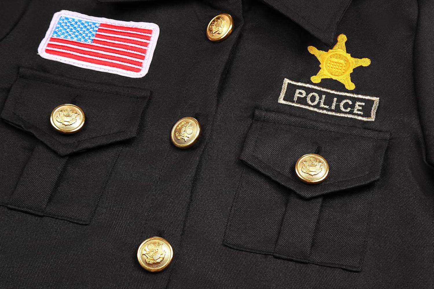 Frekuyrt Kids Police Costume Set for Boys Girls Halloween Costume